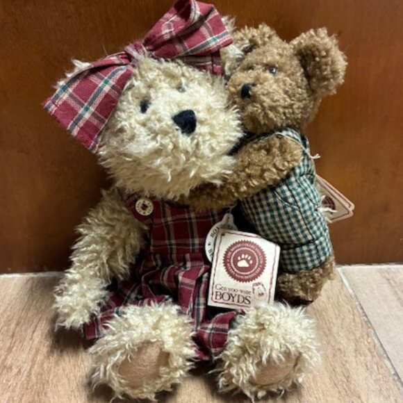 Boyds Bears Momma Mcnew with Hugsley Plush Bears - Picture 1 of 4